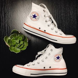 Converse White High Tops